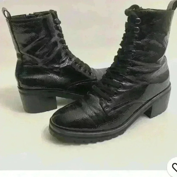 Topshop Shoes - TOPSHOP PATTEN HEEL BOOTIE